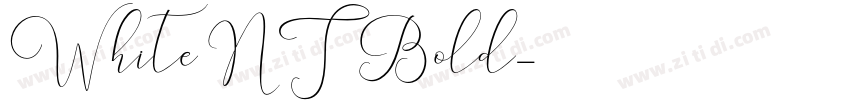 WhiteNT Bold字体转换